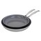 Henckels Clad H3 2-pc Stainless Steel Ceramic Nonstick 10-in & 12-in Fry Pan Set